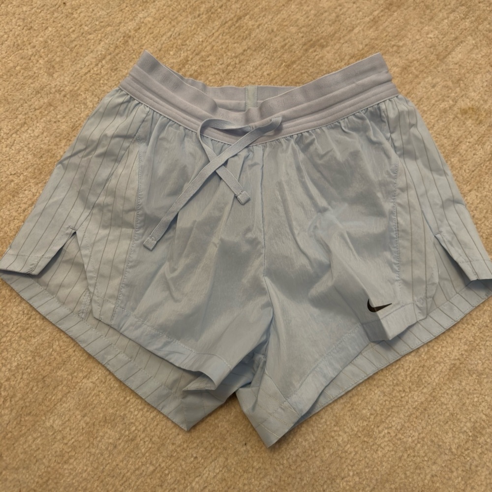 Nike Women's Sky Blue Athletic Shorts